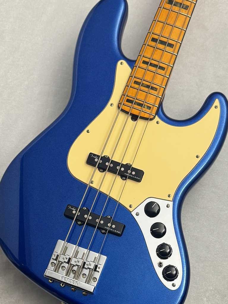 Fender USA American Ultra Jazz Bass -COBRA BLUE/MAPLE- Used Bass Guitar 2022