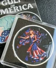 Rare Gulf of America Colorized Coin 250 Mintage 1 Troy Oz .999 Fine Silver Round