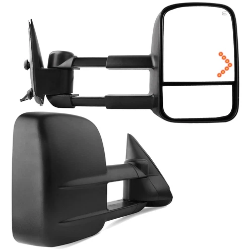 Extendable Chevy Silverado Tow Mirrors with LED Signal & Power Heat (2003-2007)