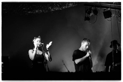 Massive Attack Robert '3D' Del Naja Nicolette Luna Theater Brussel- Old Photo 2