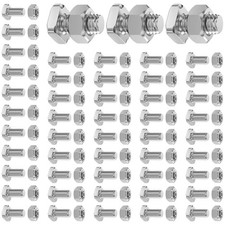Set(50) Bolts Nuts Set Greenhouse Tool Accessory Set Repair Kit Parts Aluminum