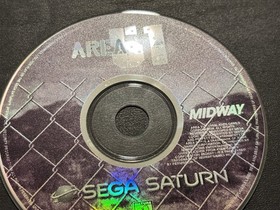 Area 51 (Sega Saturn, 1996) Disc Only Authentic Tested & Works