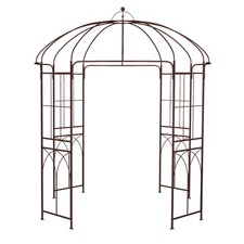 Heavy-Duty Metal Gazebo Arch Arbors for Climbing Plants Bronze