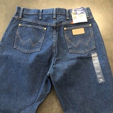 Wrangler Jeans Women 33/34 14MWZ Slim Tapered Cowboy Cut Cotton Denim NWT