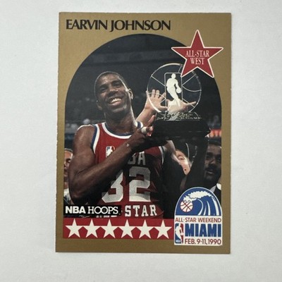 1990-91 NBA Hoops - All-Star Game Magic Johnson #18