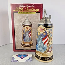 Anheuser Busch 20th Century In Review Series 1980-1999 Stein CS387 12" with Box