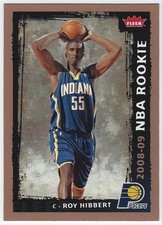 2008-09 Fleer - 2008-09 NBA Rookie Roy Hibbert RC #217