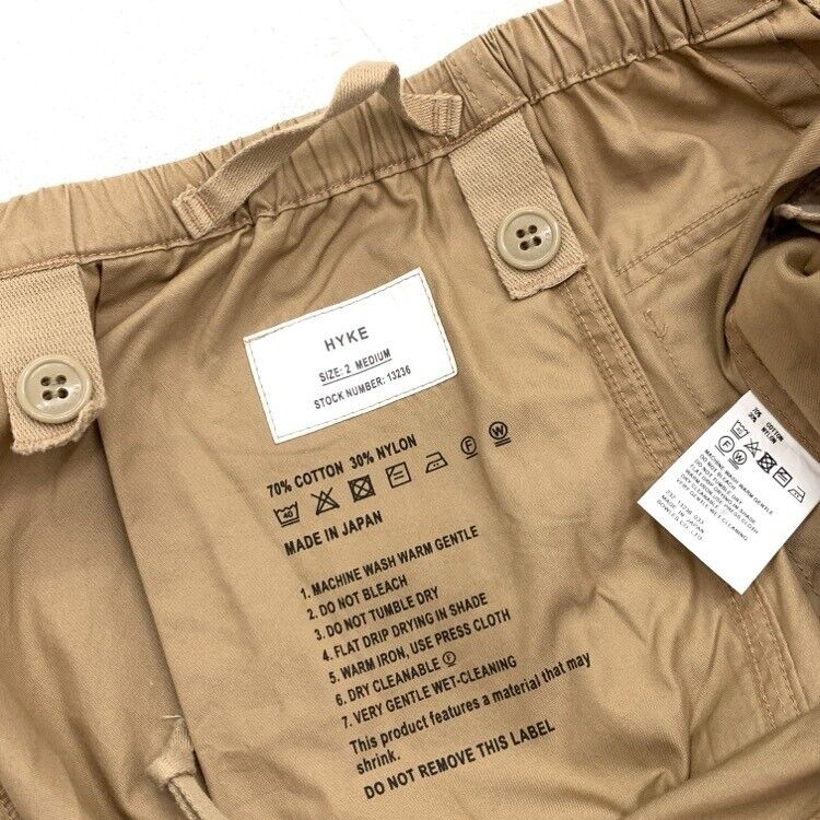 2023AW HYKE M-51 TYPE SHELL PANTS JUQUIBESPOKE COLOR BEIGE 2 2023AW HYKE M-51 TYPE SHELL PANTS JUQUIBESPOKE COLOR BEIGE 2
