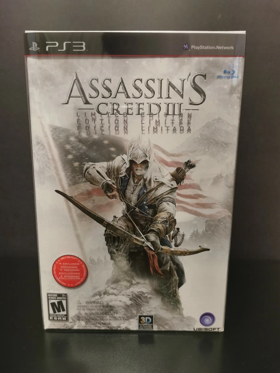 Jeu PlayStation 3 : Assassin's Creed III Join Or Die - Édition Collector, Complet - Bon état