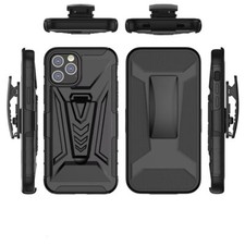 Heavy Hybrid Holster Belt Clip Hard Case Cover For iPhone 14 /Pro /Plus /Pro Max