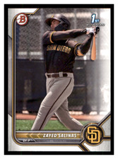 2022 Bowman Zayed Salinas RC BP-122 San Diego Padres