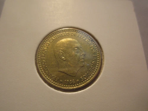 UNC 1966(75) 西班牙 1 PESETA - 第 2 张/共 2 张