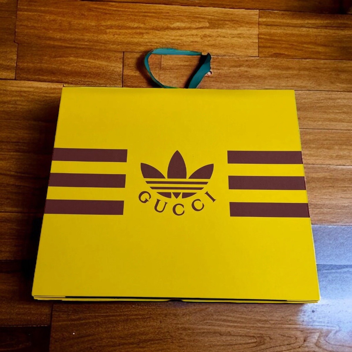 Authentic Gucci X Adidas Empty Gift Storage Box w Colorful Slide