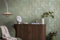 Vliestapete Ornamente Shabby Barock Motiv GrüN Gold Metallic 78672-5 (2,53€/1Qm)
