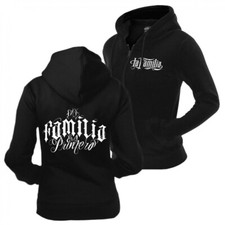 Felpa con cappuccio donna ragazza Mi Familia es Primero support street