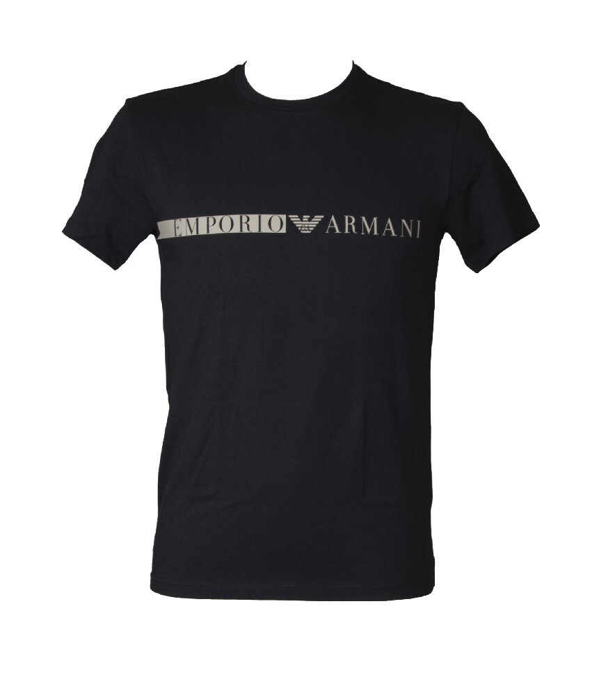 EMPORIO ARMANI Herren-Футболка Kurzarm-пуловер с логотипом mit Rundhalsausschnitt- 12690₽