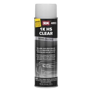 SEM 40913 1K HS Semi-Gloss Clear Aerosol Clearcoat (14.9 oz) | eBay