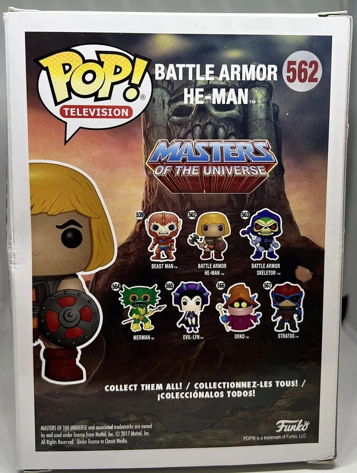 Funko Pop Televisión Masters Of The Universe Motu Battle Armor He-Man 562 Vinilo Foto 4 de 4