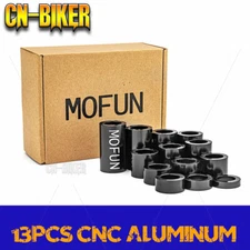 MOFUN Wheel Axle Spacer Kit ID 3/4" OD 1 1/8" For HD Dyna Softail Touring Custom