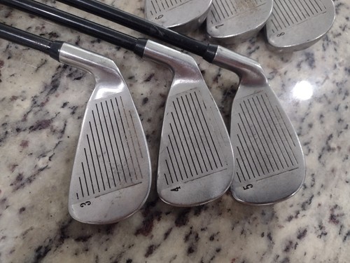 Rare Burberry Golf Clubs Iron Set 3-9 PW SW Right Handed Regular Flex - Picture 8 of 20