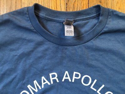 NWOT Omar Apollo 2022 'The Desvelado Tour' Band T-Shirt, Cobalt