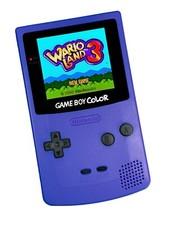 Nintendo Game Boy Color System GBC AMOLED OLED Touchscreen LCD Grape Purple
