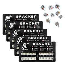 10 Kits Dental Orthodontic Mental Bracket Brace Standard Roth Slot 018 345 Hooks