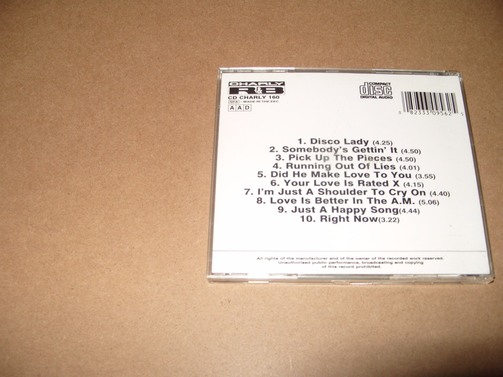 Johnnie Taylor Somebody's Gettin It 10 Track cd 1989 cd Excellent Condition