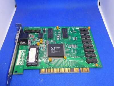 DIAMOND STEALTH 64  DRAM V7 MIRAGE P64  2MB PCI GRAFIKKARTE # GK2313