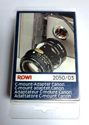 C-Mount Ø25mm Adapter for Canon ---M3