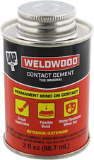 Weldwood Contact Cement 3Oz. Tan, Water Resistant, Strong, Instant Bond