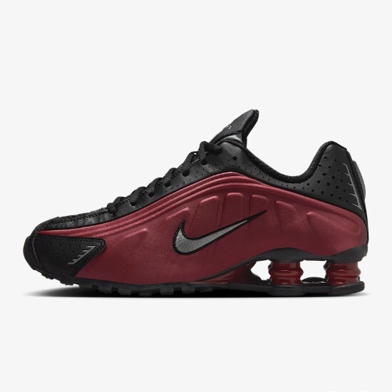 Nike Shox R4 Women Shoes 'Black/Tim Red' (AR3565-009