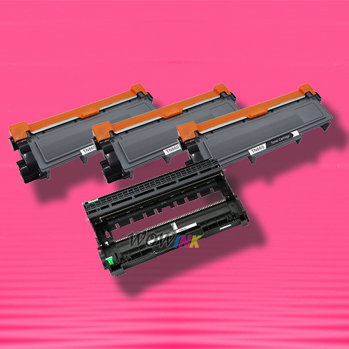 4P TONER & DRUM UNIT for BROTHER TN660 TN660 DR630 DCPL2520DW DCP