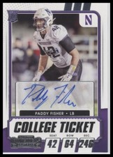 Paddy Fisher #178 2021 Panini Contenders Draft Picks Panini AU Auto