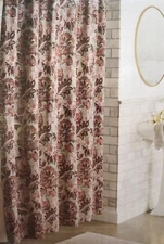  Threshold Berry Floral Shower Curtain 72" x 72" Brand New Sealed Fast Shipping 