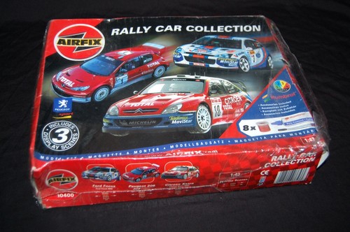 Airfix 1/43 World Rally Cars Set Citroen Xsara and Peugeot 206 WRC Model Kits