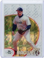 1998 Topps Tek Baseball Diffractor Card #74 Pattern 66 Jeff Bagwell