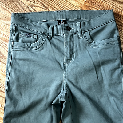 Kuhl Pants Women Reg Green Reg Draw String Button Waist Zip