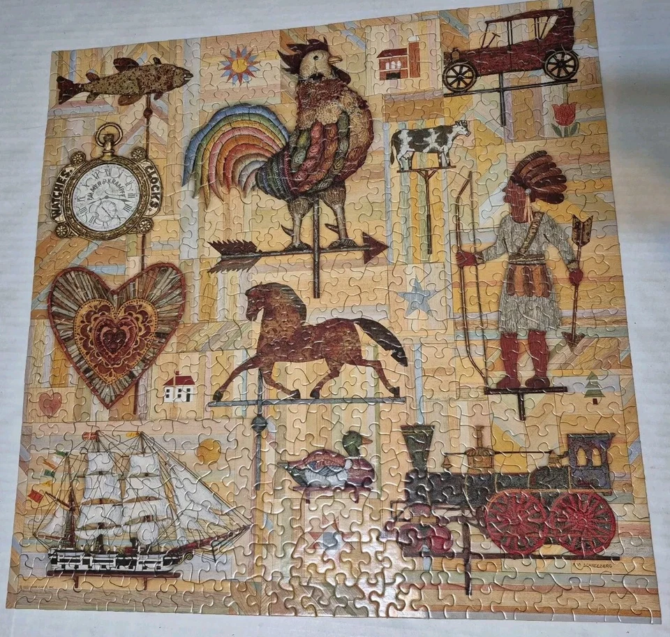 Springbok Weathervanes 500 Piece Puzzle Complete  - Image 2 of 3