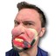 thumbnail 71 - Half Face Comedy Funny People Face Mask Stag Hen Latex Party Masks Masquerade
