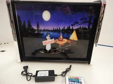 Hamms Beer Bear Canoe Scene LED Display light sign box
