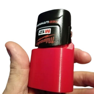 Milwaukee M12 Lock-In Akkuhalter - Wandhalterung & Unterregal Aufbewahrungslösung