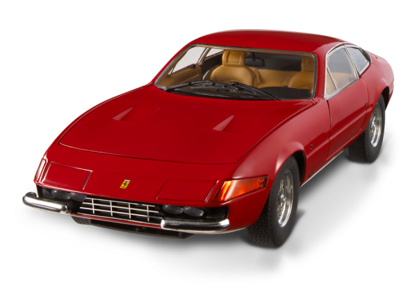 FERRARI 365 GTB-4 DAYTONA COUPE RED by HOT WHEELS ELITE 1:18