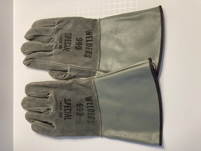 Welding Gloves Leather Goat Skin Mig Tig ANSI A2 Cut Protection S M L XL XXL