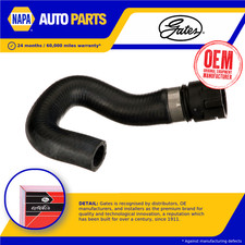 Heater Hose fits BMW 525D E39 2.5D 2000 Coolant Gates 11352247879 Quality New