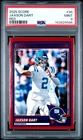 2025 PANINI SCORE ROOKIE RED #35 JAXSON DART ROOKIE RC PSA 9