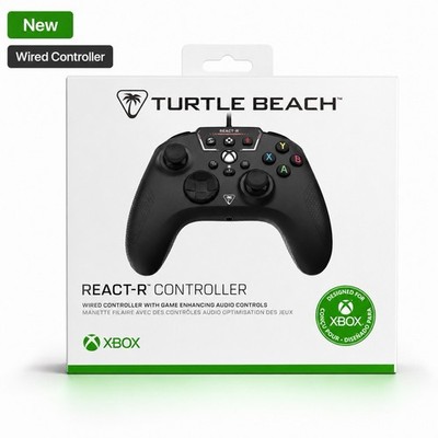 Turtle Beach REACT-R Wired Controller Xbox Series X|S One PC Black New