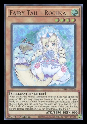 Yu-gi-oh Fairy Tail - Rochka Ghosts From the Past #GFTP-EN009 1st Ed Holo 2020