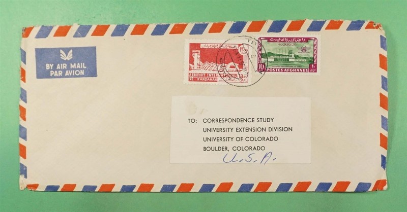DR WHO AFGHANISTAN KABOUL AIRMAIL TO USA R51780