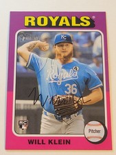 2024 Topps Heritage High Number SP #723 Will Klein Kansas City Royals RC  